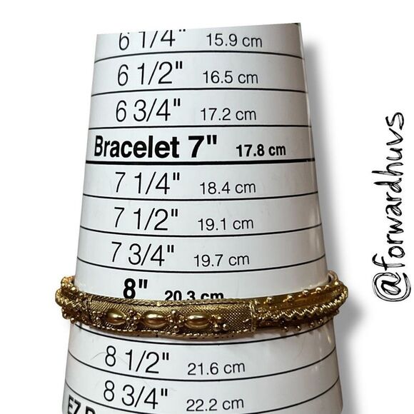 Bundle Sale 3 for $15 | Trio Bangle Bracelet Set - Textured & Decorative - Picture 4 of 8